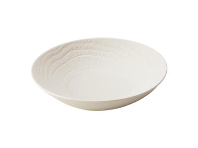 Plate deep 24 Ivory Aborescence