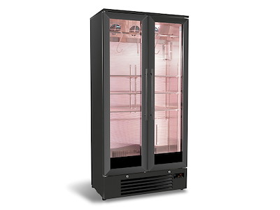 Dry Aging Cabinet with Black Finish 458L 115000g - 2 Doors - 0x0x0mm