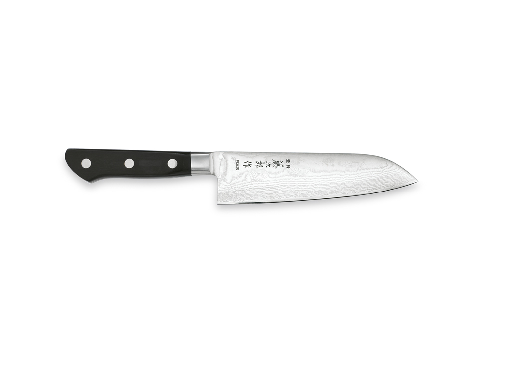 Tojiro Pro Santoku Knife, 17 cm, damasked, 63 layers