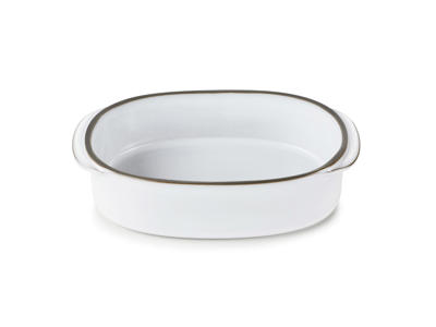 Dish Oval 16x11 cm White Caractere Culinaire