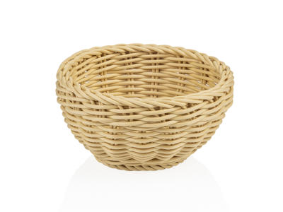 Bread basket Light Beige Ø16 cm H8 cm Weaver P