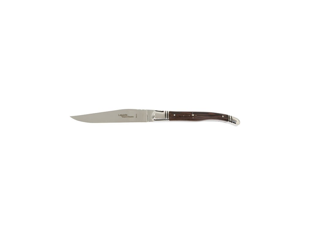 Steak knife, Laguiole Prestige, Handle of Wenge wood