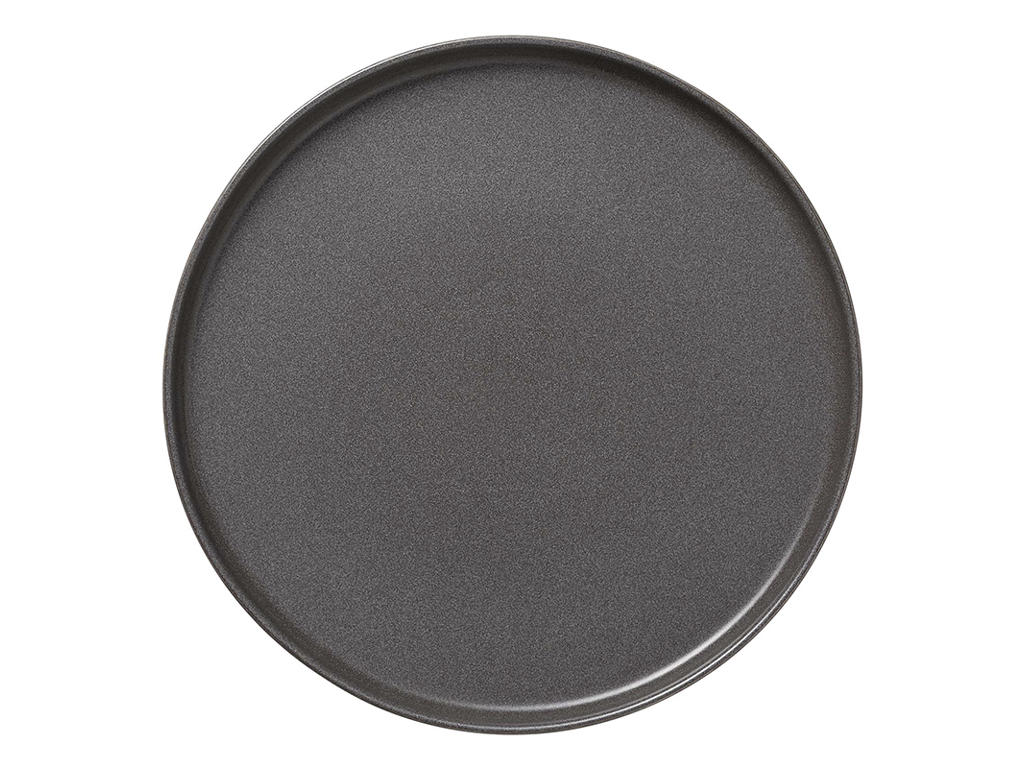 Plate - Stoneware - Gray - Ø 13in - 1.2in