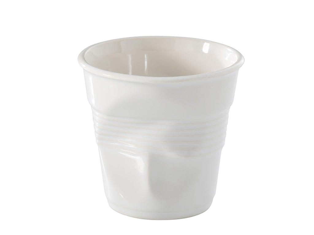 Wrinkled Espresso Cup 8 cl White