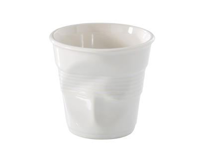 Wrinkled Espresso Cup 8 cl White