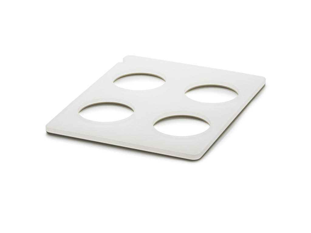 Tray for 4 Bottles 32.5x26.5 cm White A Scene