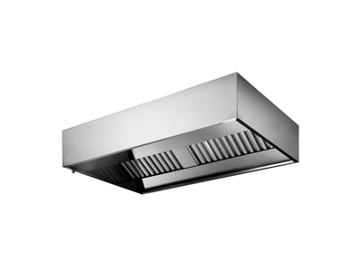 Extractor hood EPF 1200x1600 wall filter front