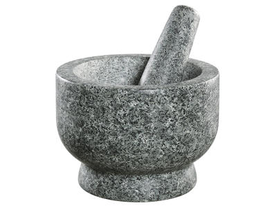 Mortar in granite with pestle Ø18cm