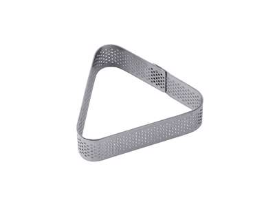 Baking ring triangular perforated 85x75x20