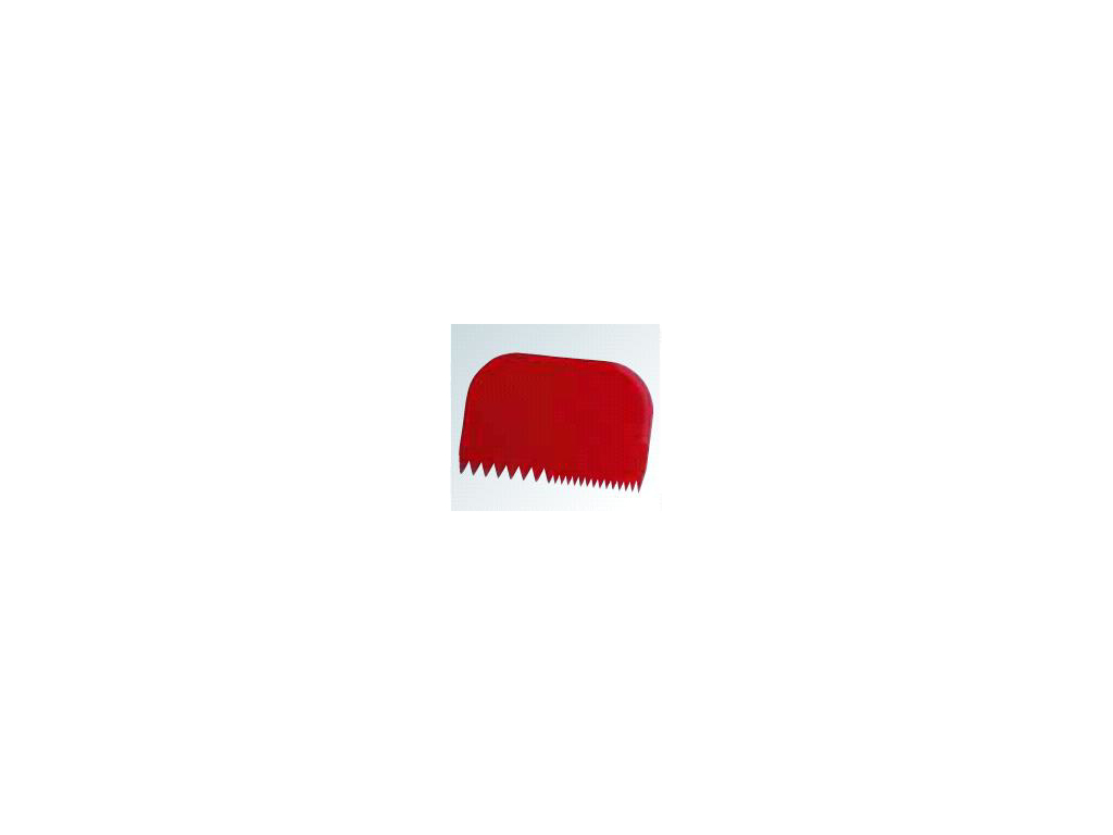 Decoration comb 145 x 99mm curved with 2 teeth
