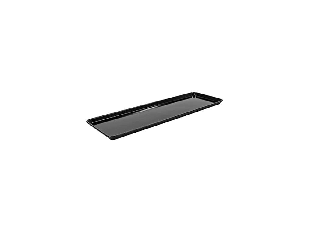 Butcher tray Black melamine 58x19.5x2