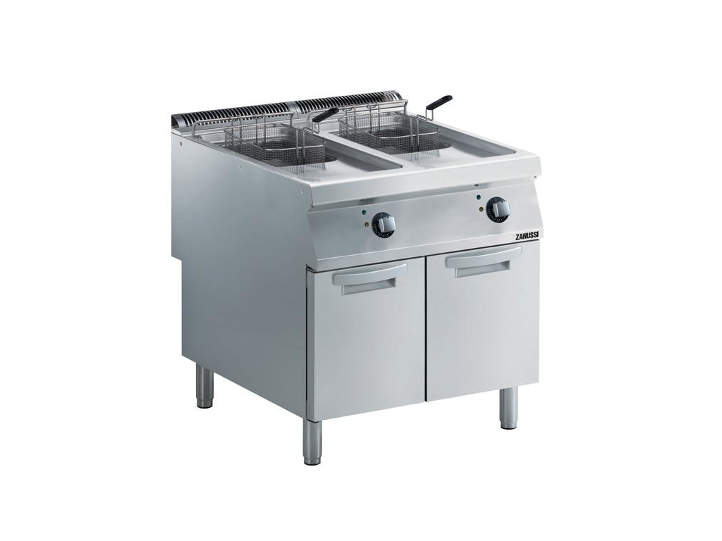 Fryer 2x15 ltr w/cabinet electric 800 mm 900