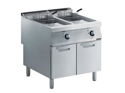 Fryer 2x15 ltr w/cabinet electric 800 mm 900