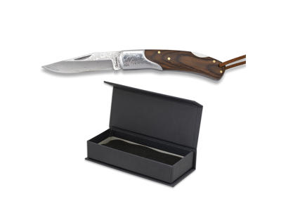 Pocket knife 6.5 cm 73 layers Holk laser engraved