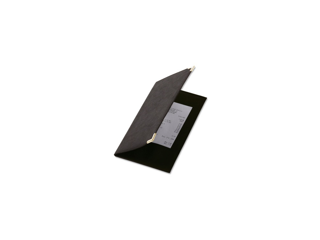 Bill holder black 25x18 cm classic