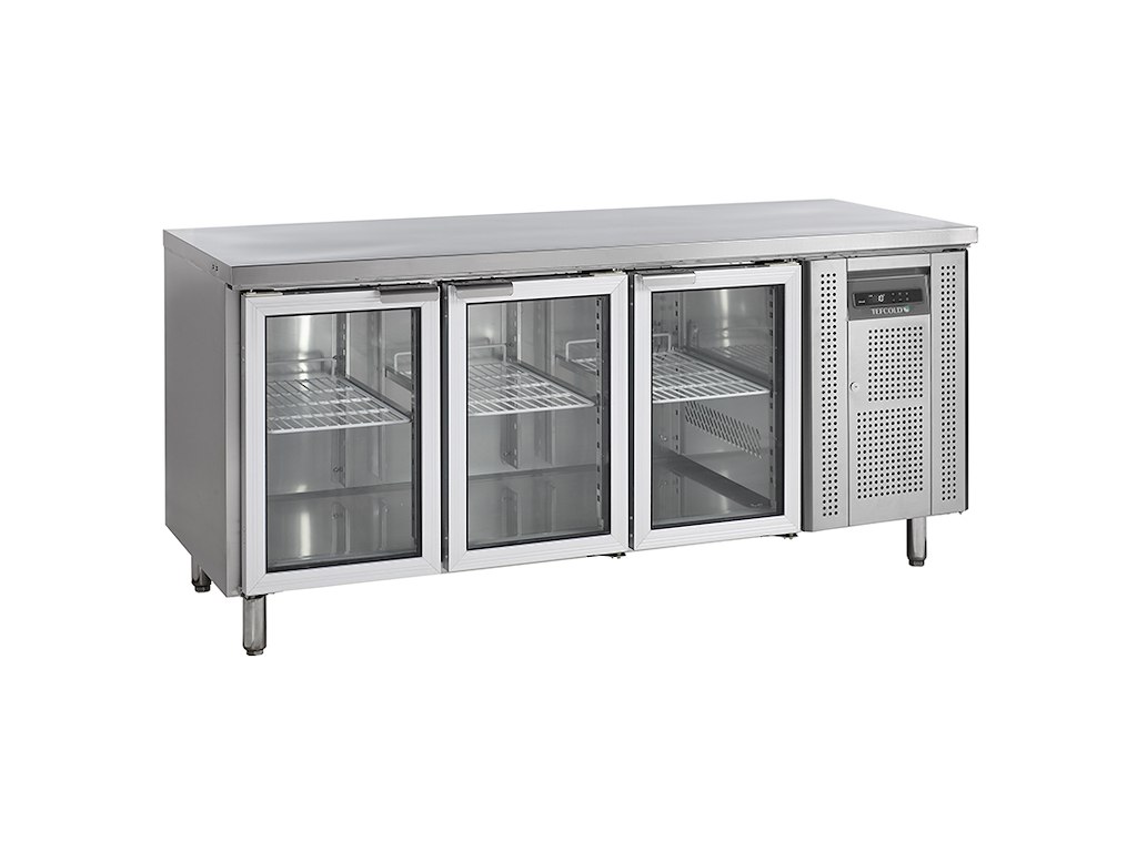 Refrigerated display case 3 glass doors GN1/1
