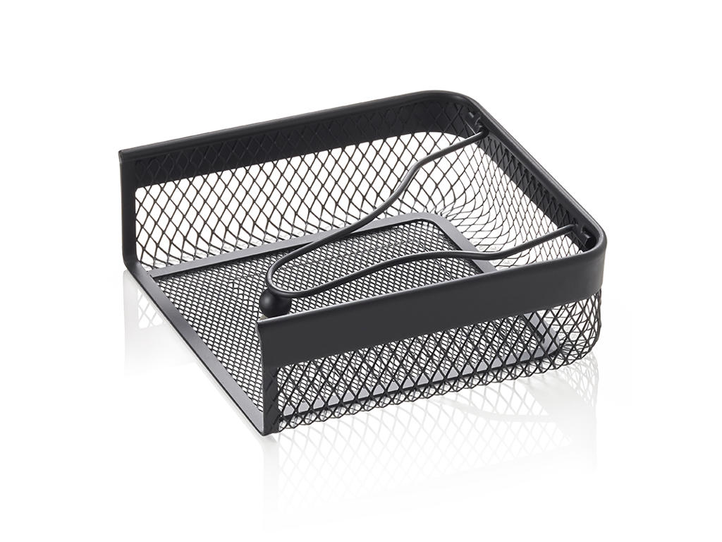 Napkin Holder Standing Black Net 13x6.7x14