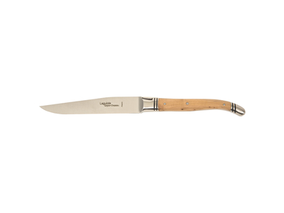 Steak knife, Laguiole Avantage, Handle of thuja wood