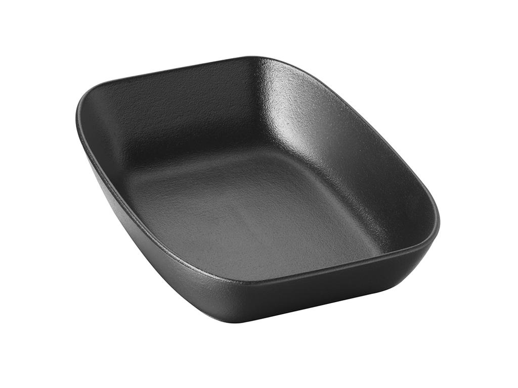 Plate 20.7x14.4 cm Black Club