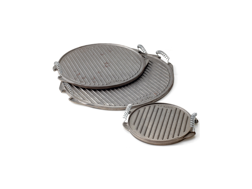 Round grill plate