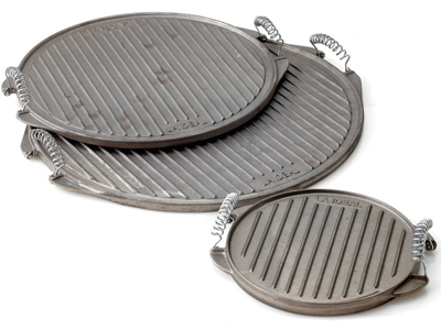 Grill Plate Flat 32 cm Cast Iron 2-sided