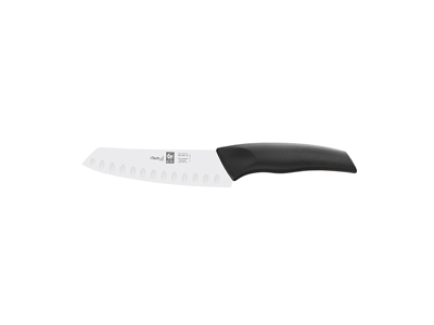 Santoku knife, 14 cm, Icel I-Tech, black