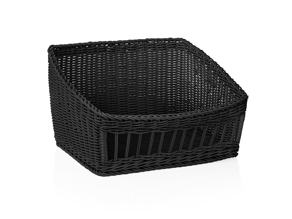 Bread Basket Black 45x40x27/16 cm Weaver Pro