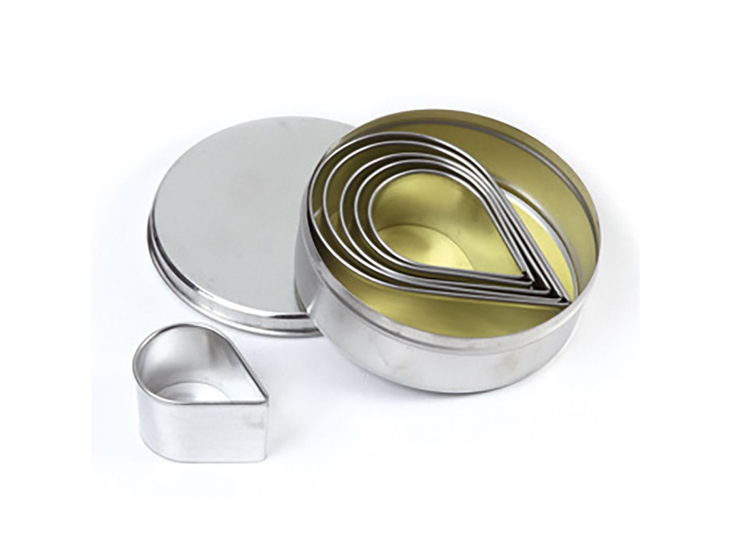 Cookie Cutter Set Drop 6 pcs 45-95mm