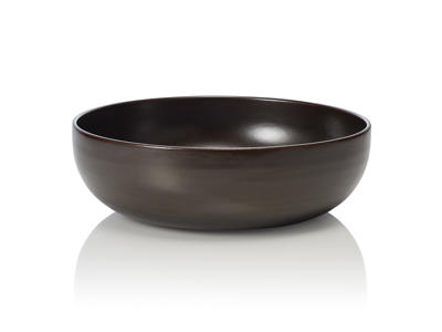 Bowl - Stoneware - Brown - 260x260x85mm - 2ltr - Dishwasher Safe - Stackable - Temperature Resistant -20-250°C