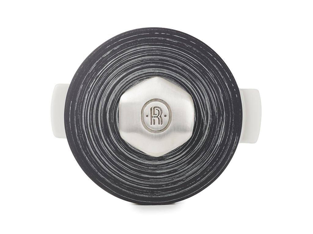 Lid for pot Ø22 cm Unglazed Black/Silver Revolution 2