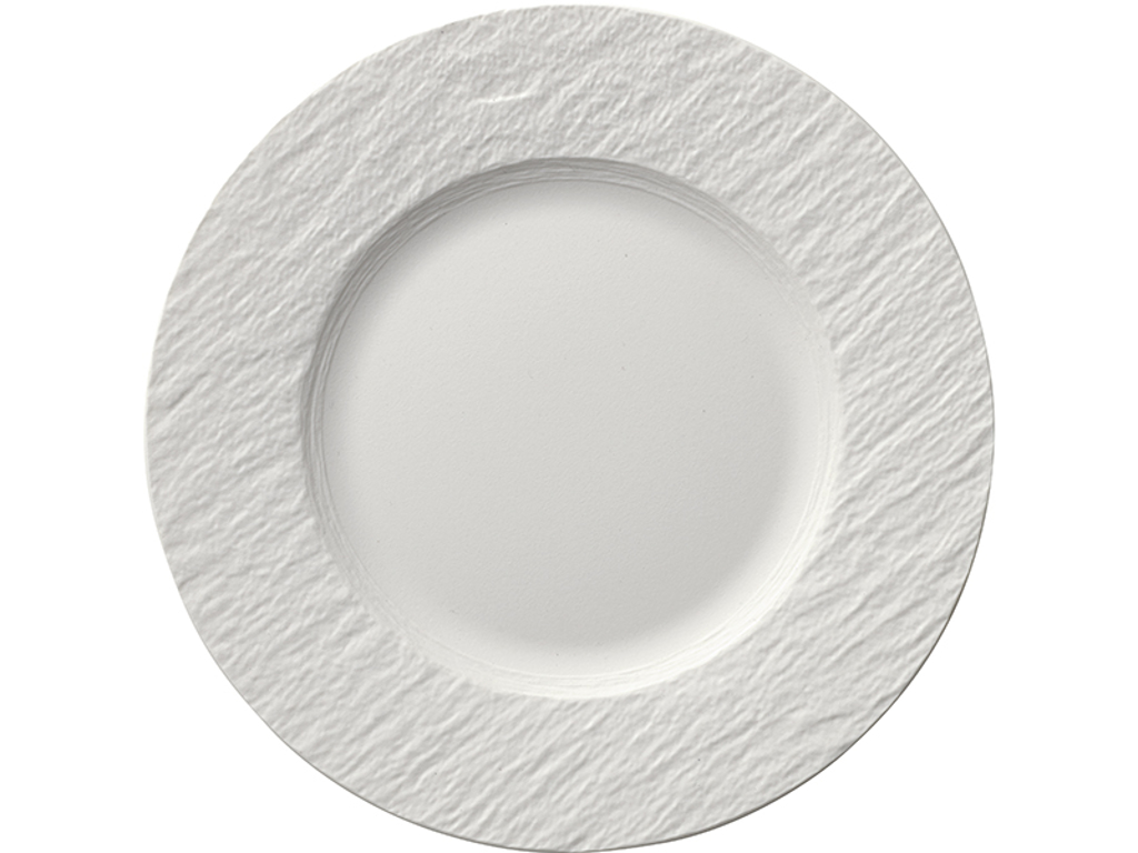 The Rock plate white Ø22 cm