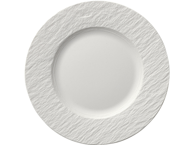 The Rock plate white Ø22 cm