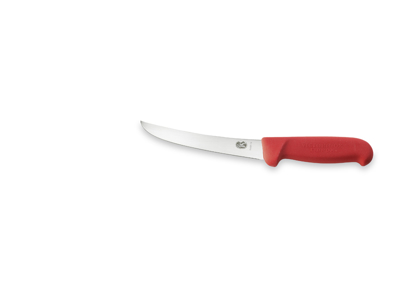 Deboner, 15 cm, Victorinox Fibrox, red, with curve