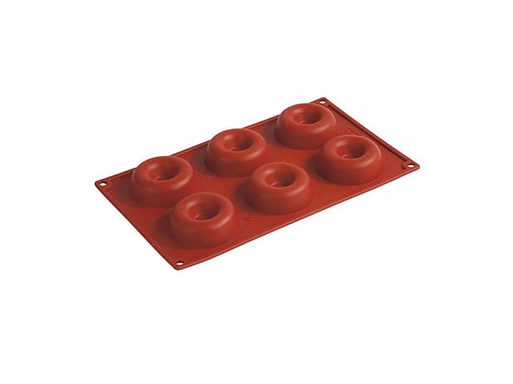 Baking Mold Silicone 1/3 GN 6 savarin
