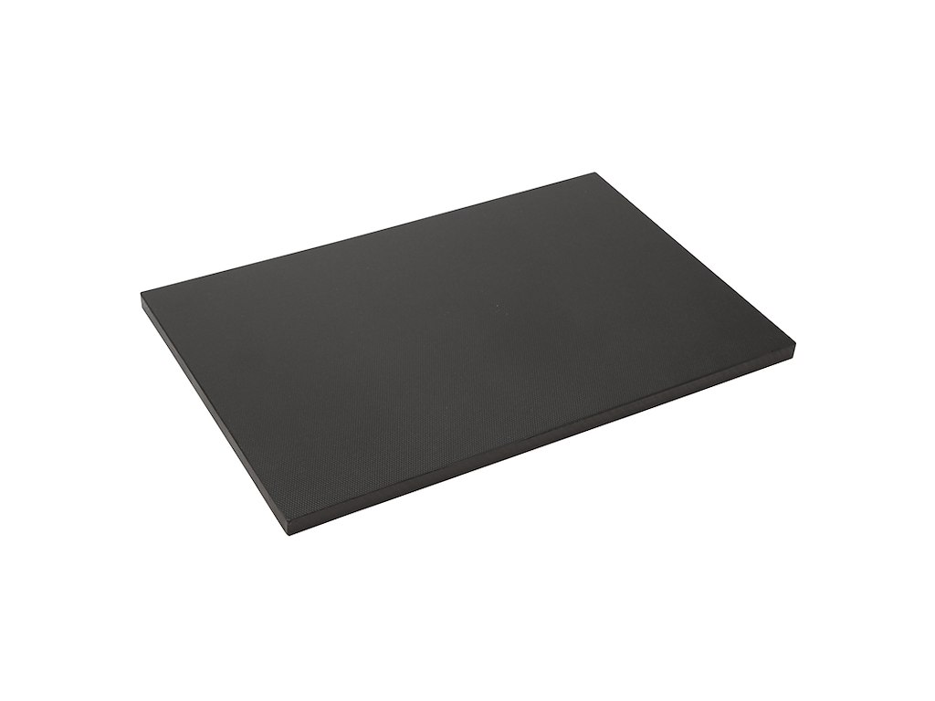 Cutting Board with Polyd Black Size 30x20x1cm