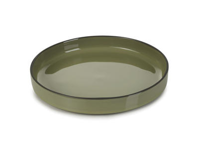 Plate Ø23 cm beige Caractere